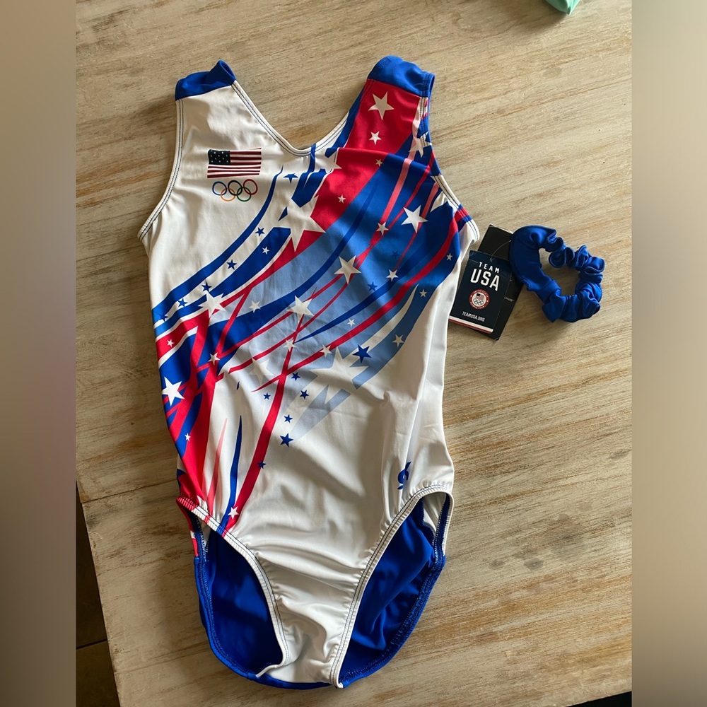 Gymnastics Leo GK- team USA - size adult medium - brand new with tags